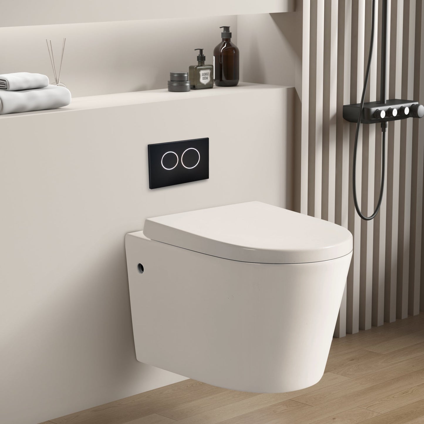 KDK302R Avis Rimless Wall Hung Pan
