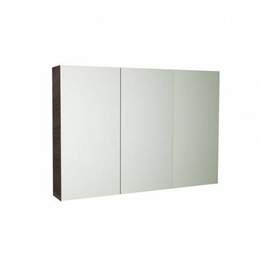 Evie 1200L*750H*155Dmm Dark Brown Bathroom Shaving Cabinet Mirror Medicine Cabinet 3 doors