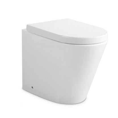 Ruki Rimless In-wall Cistern Gloss White Toilet Suite