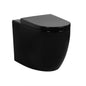 595*360*410mm Veda Black Wall Faced Floor Pan Dual Flush Tonardo Flush Pan
