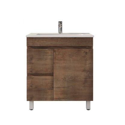 750L*850H*360DMM Dark Oak MDF Bathroom Vanity Free Standing