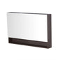 Stella 1198L*750H*155Dmm Walnut Bathroom Shaving Cabinet Mirror Medicine Cabinet 3 Doors