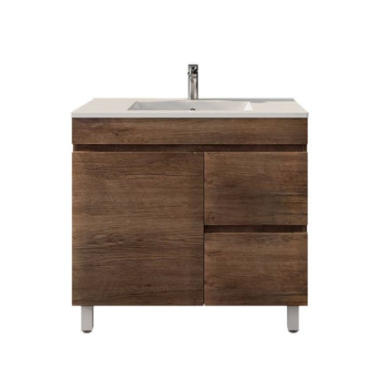 900L*850H*460DMM Dark Oak MDF Bathroom Vanity Free Standing