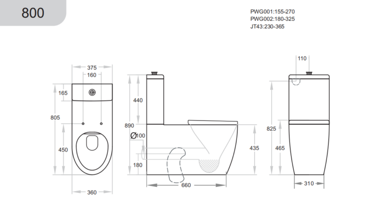 KDK800 Asta Care Rimless Toilet Suite
