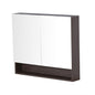 Stella 900L*750H*155Dmm Walnut Bathroom Shaving Cabinet Mirror Medicine Cabinet 2 Doors