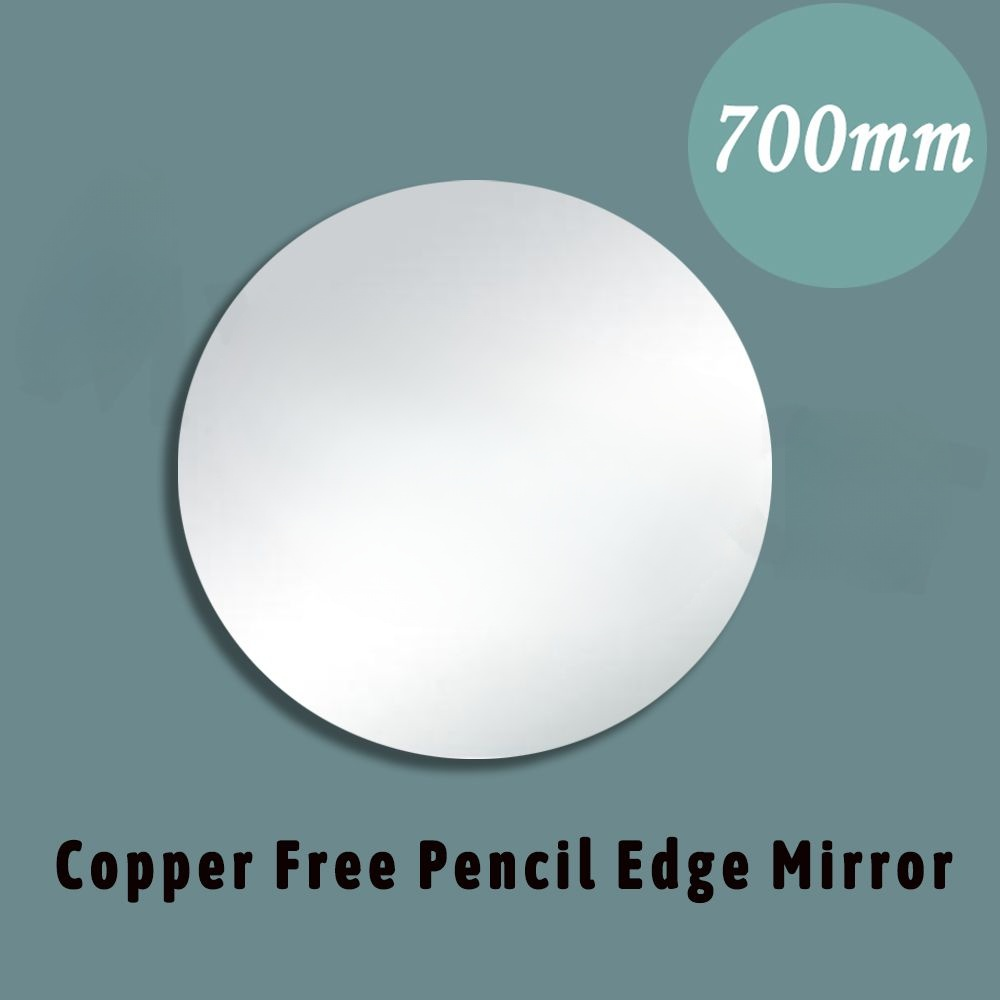 700*700MM Pencil Edge Round Plain Mirror