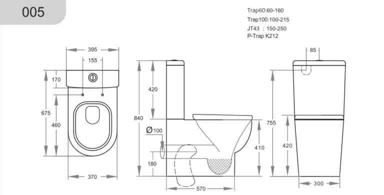 Pola KDK005 Toilet Suite