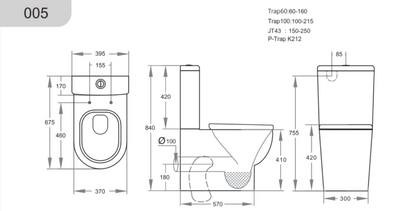Pola KDK005 Toilet Suite
