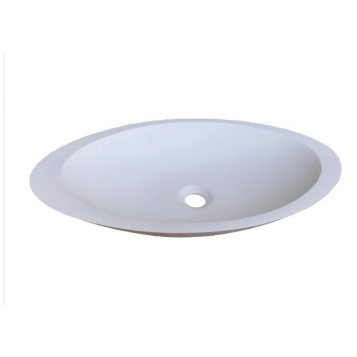 550*350*100mm Above Counter Basin Fine Ceramic Basin Waste: 32mm Non Overflow