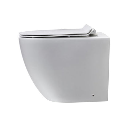 Floor Pan Rimless Flushing Toilet Gloss White Size: 540x365x400mm P-trap: 180mm Roughing -in