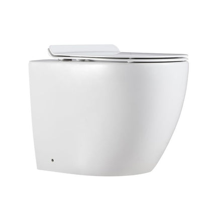 Floor Pan Rimless Flushing Toilet Gloss White Size: 540x365x400mm P-trap: 180mm Roughing -in