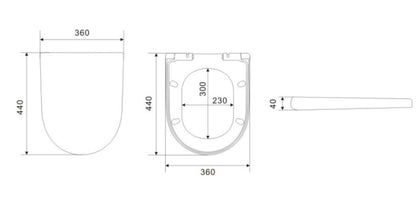 KDK302 Avery Wall Hung Pan