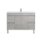 1200*460*525mm Polywood Concrete Grey Wall Hung Bathroom Vanity (Cabinet Only)