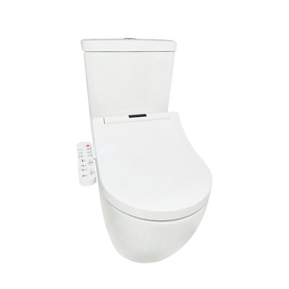 Two Piece Toilet Suite With Smart Wash & Dry Bidet Toilet Seat